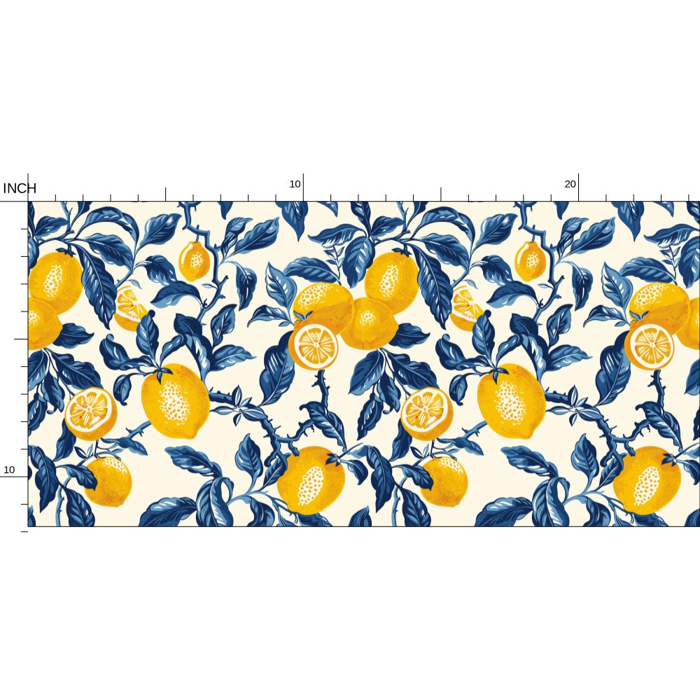 Luxe Lemon Damask