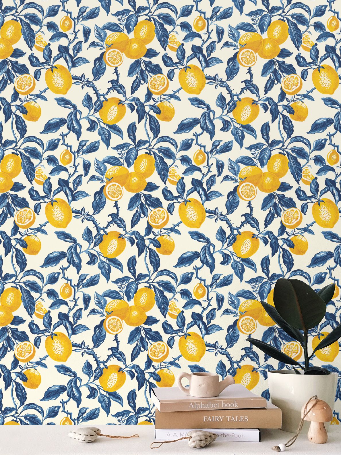 Luxe Lemon Damask