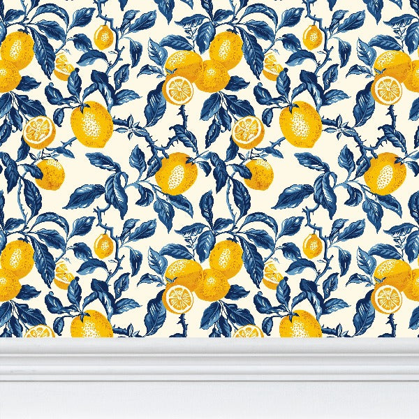Luxe Lemon Damask